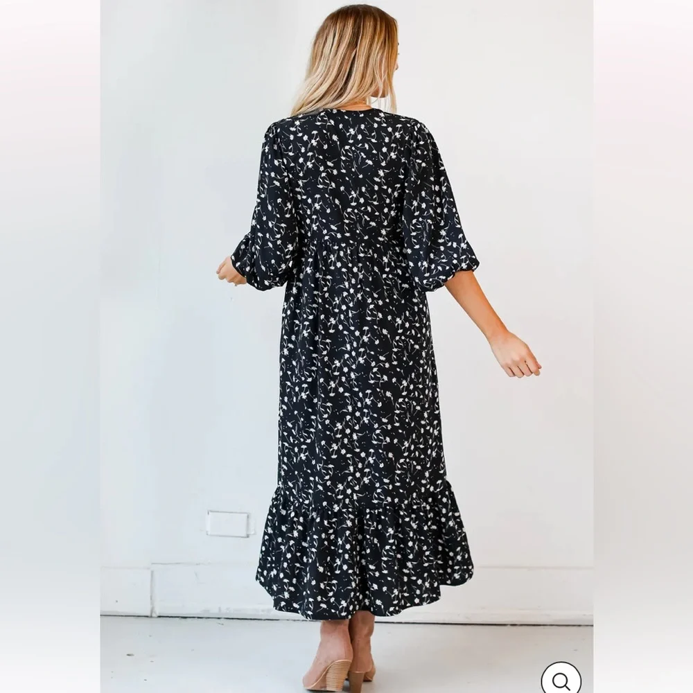 NWT Beloved Elegance Floral Maxi dress - Picture 2 of 5